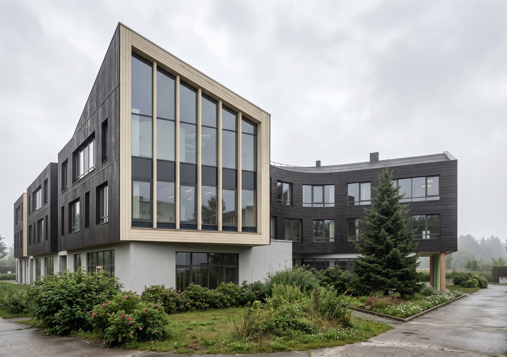 Curved Facade